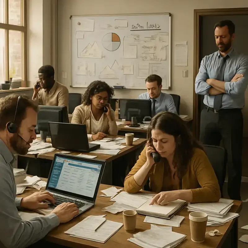 40 salespeople, 40 different systems