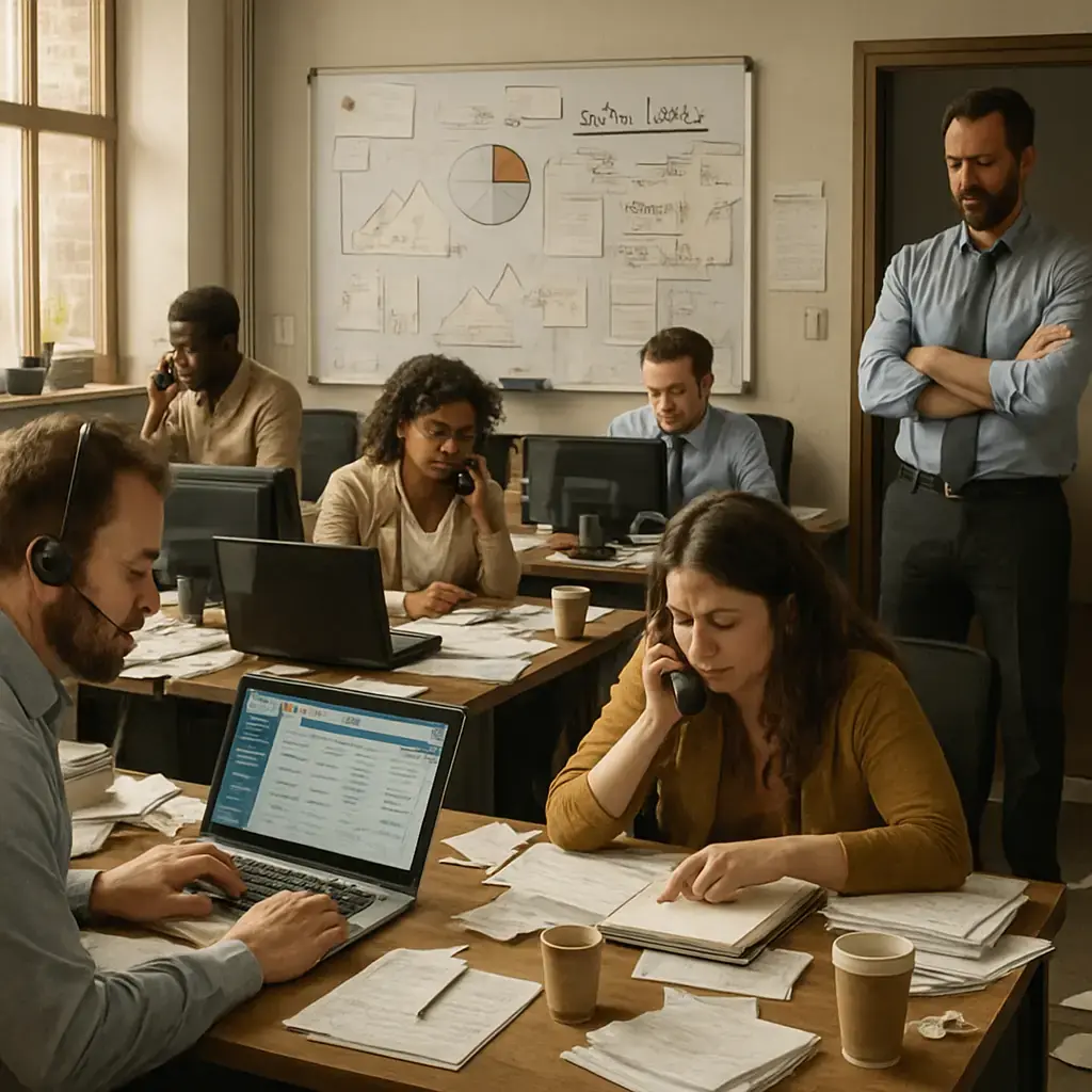 40 salespeople, 40 different systems
