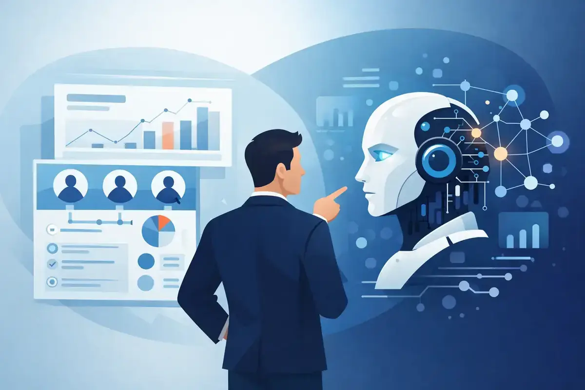 Implementing AI in your CRM with the business first