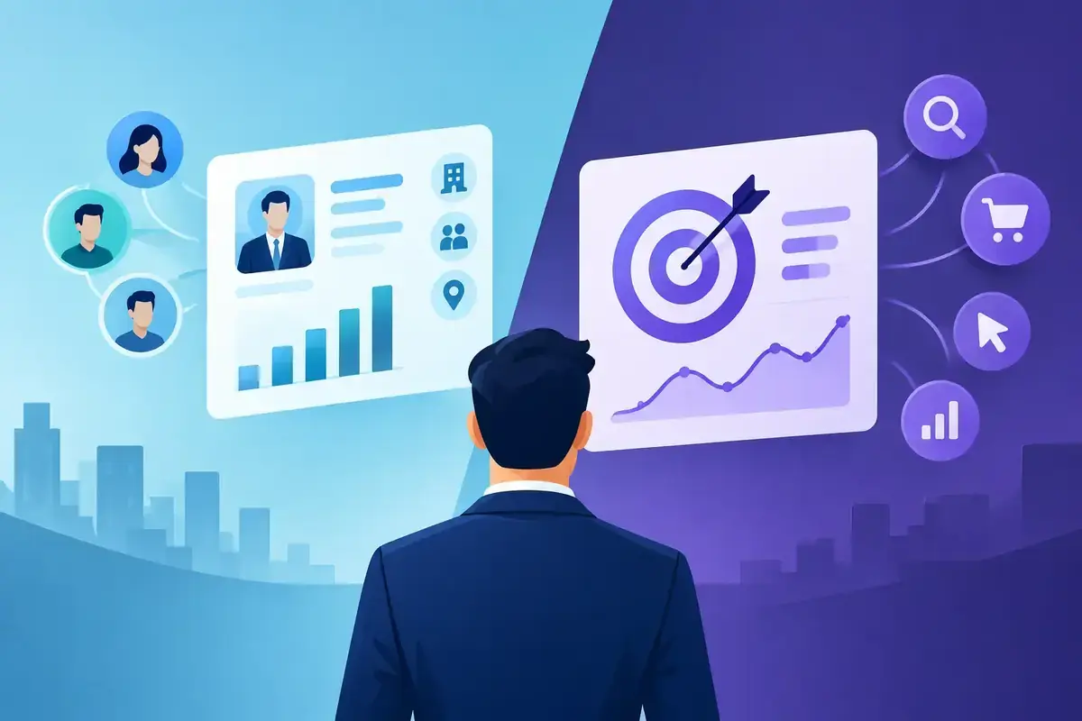 Sales intelligence vs. intent data for B2B