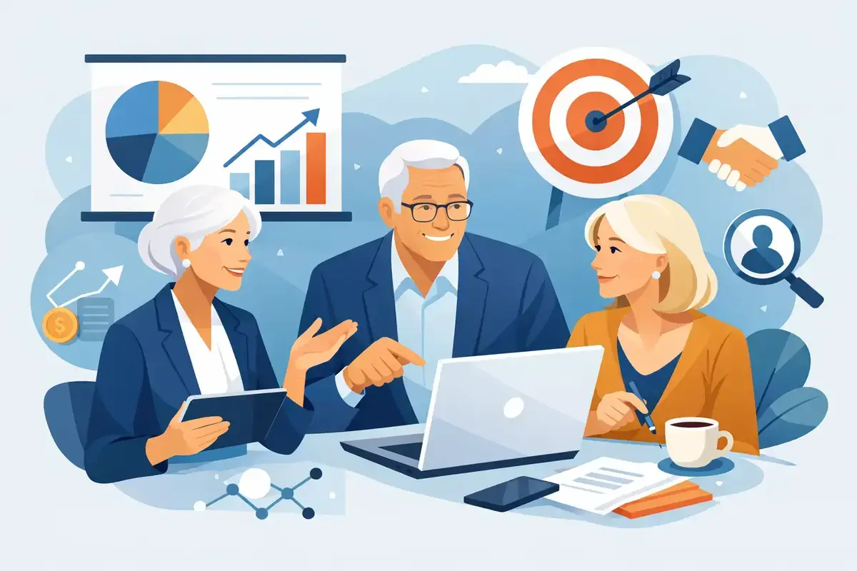 Senior consultants in marketing and sales
